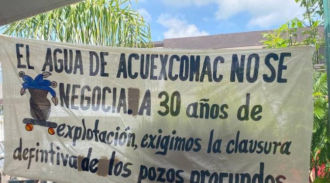 Puebla – Pobladores de Acuexcomac piden freno a extracción de agua que ha durado por tres décadas (El Sol de Puebla)