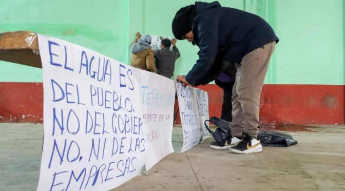 Puebla – Plan Nacional Hídrico excluyó a la Cuenca Libres-Oriental; campesinos demandan solución al saqueo del agua por la agroindustria (La Jornada de Oriente)