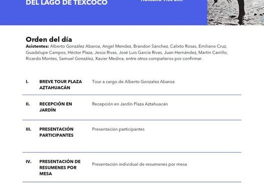 Rumbo al Primer Encuentro de Pueblos Ribereños del Lago de Texcoco (Caravana por el agua)