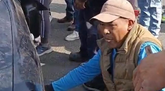 Estado de México – Manifestación por falta de agua provoca enfrentamientos y caos vial en Toluca (UNO TV)