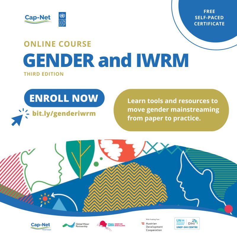 Curso en línea: Gender and IWRM – Tercera Edición (Cap-Net UNDP)