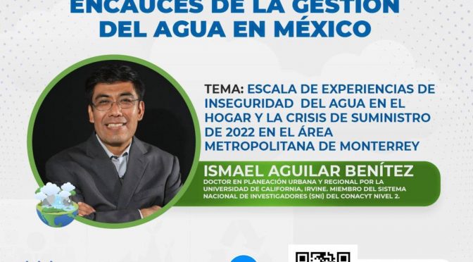 Webinar/Seminario: Encauces de la Gestión del Agua en México (COLEF e IAP Tabasco)