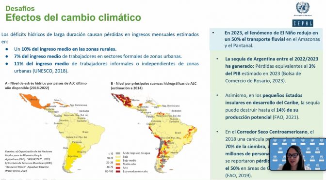 Internacional – CEPAL destaca los retos y oportunidades del agua frente al cambio climático en el seminario de la IWA (Naciones Unidas)