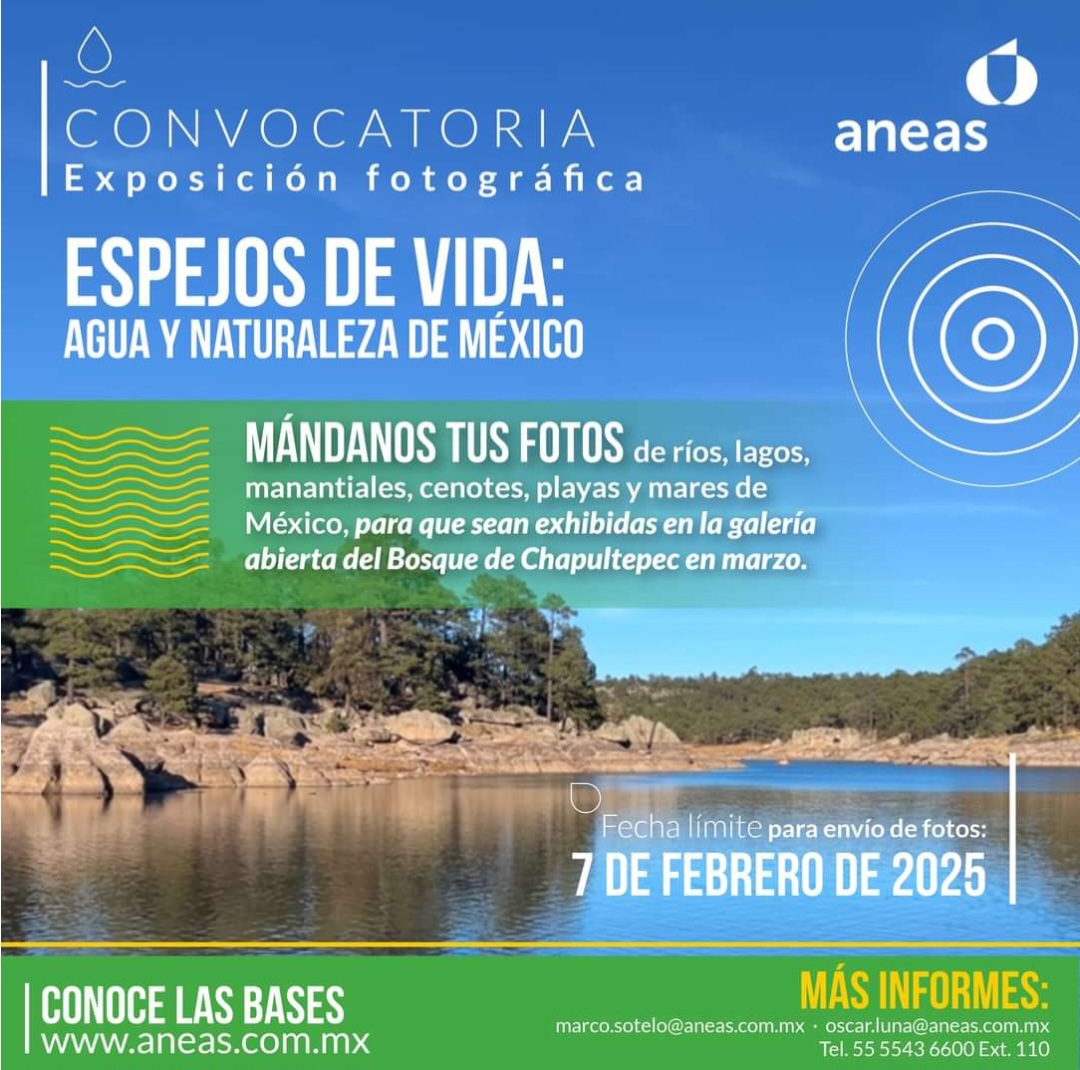 Convocatoria para participar en la exposición de fotografía: “Espejos de vida: agua y naturaleza de México”