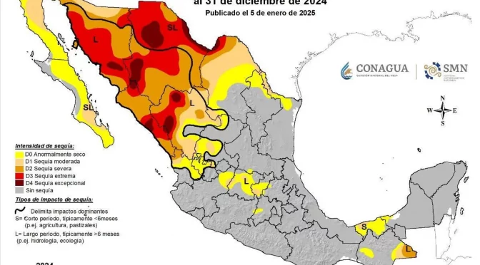 Chihuahua – Chihuahua mantiene el 100% de su territorio afectado por la sequía (El Heraldo de Chihuahua)