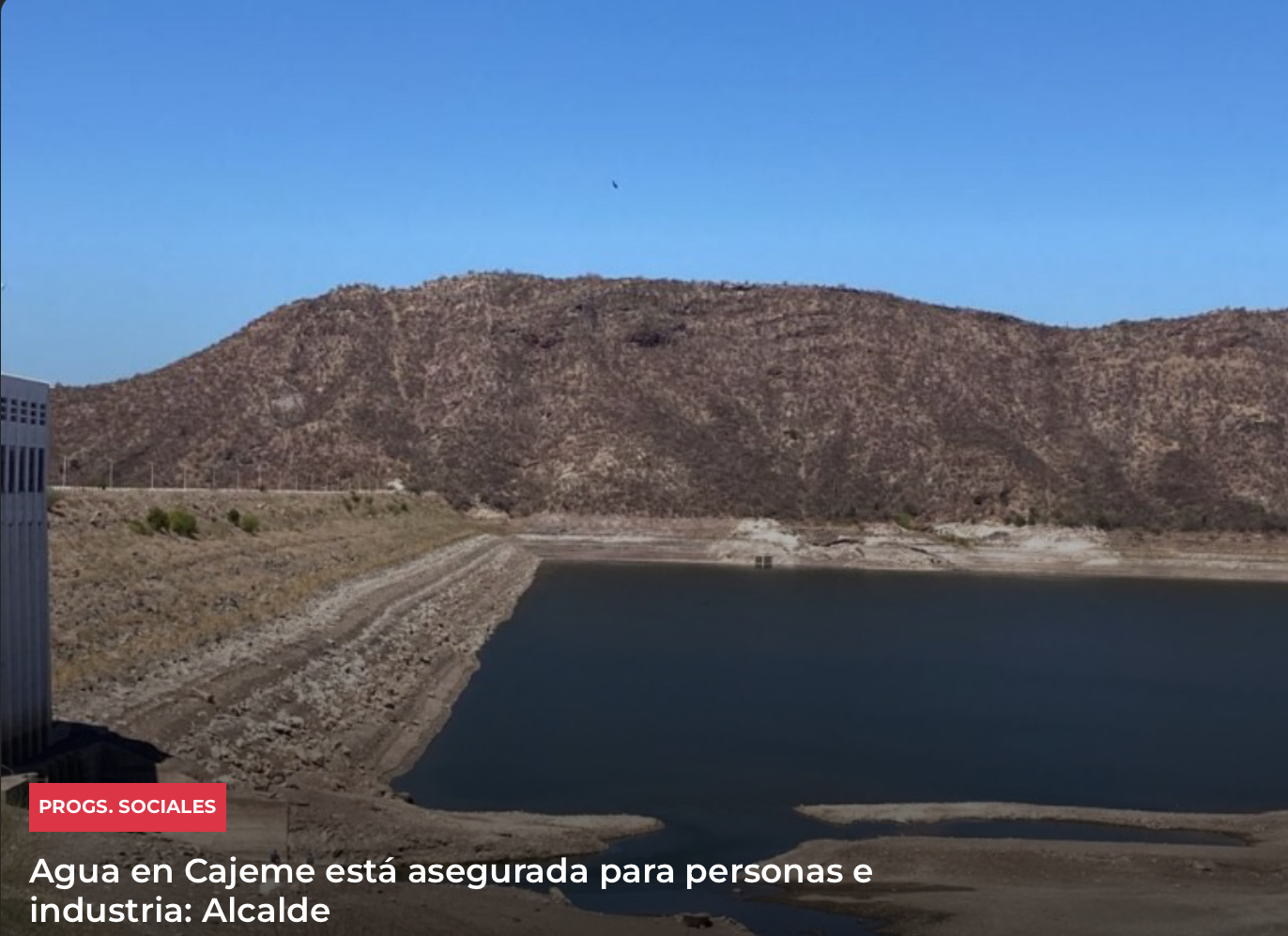 Cajeme – Agua en Cajeme está asegurada para personas e industria: Alcalde (Meganoticias)