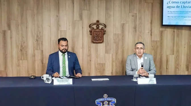Jalisco – UdeG y Colegio Metropolitano de Ingenieros promueven captación de agua de lluvia (El Occidental)