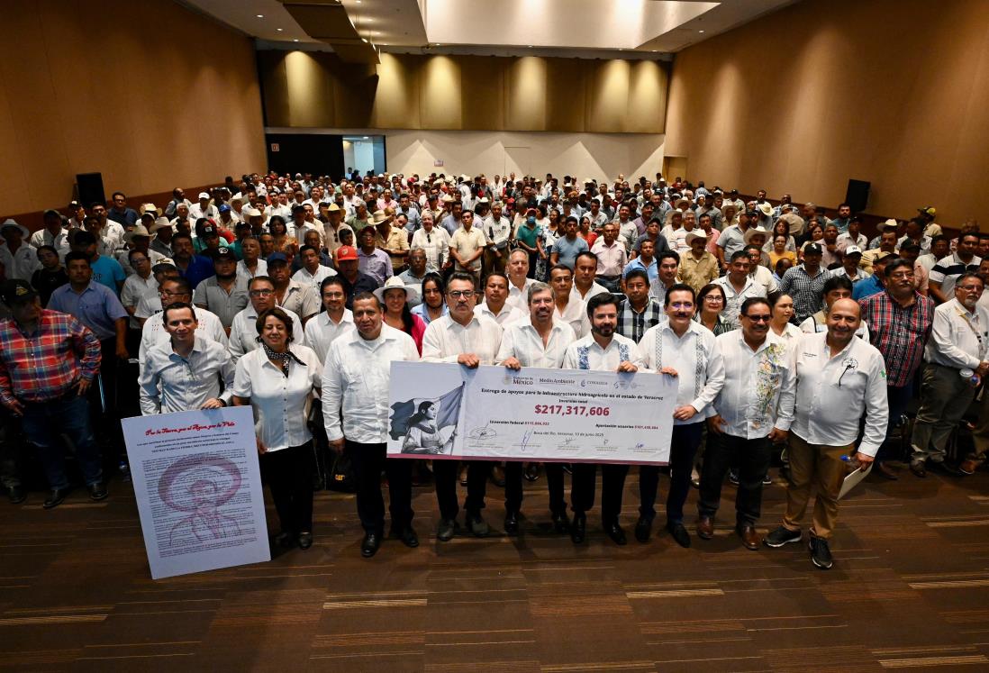 Veracruz – Conagua entrega apoyos para infraestructura hidroagrícola a productores de Veracruz (Imagen de Veracruz)