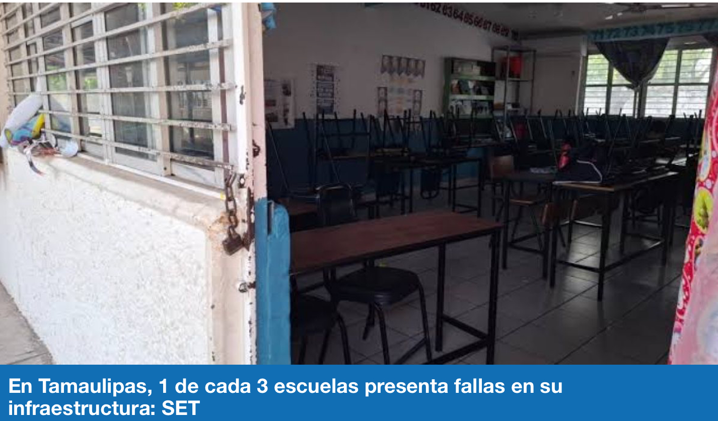 Ciudad Victoria – Escuelas enfrentan crisis de agua y electricidad en Tamaulipas (El Mercurio de Tamaulipas)