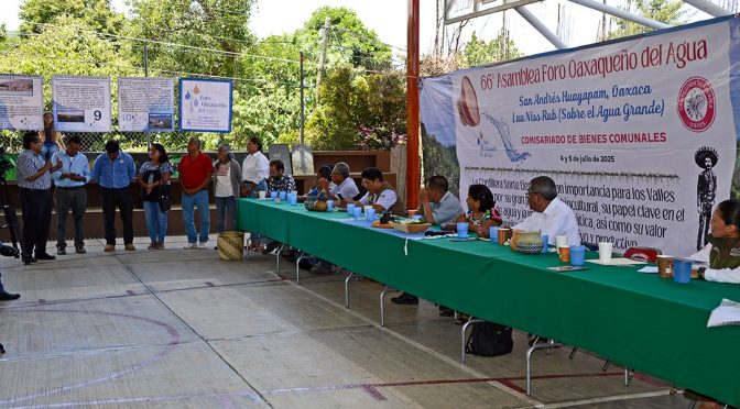 66° Asamblea del Foro Oaxaqueño del Agua