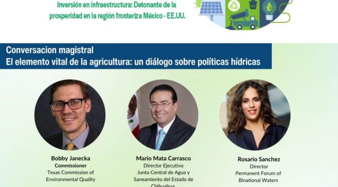Conversación magistral: El elemento vital de la agricultura: un diálogo de políticas hídricas (NADBank)