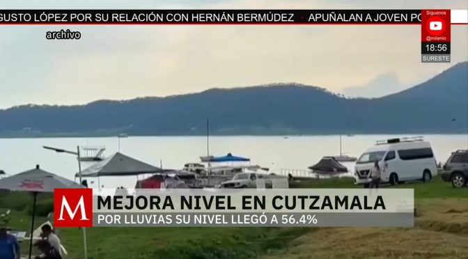 CDMX – Sistema Cutzamala llega al 56% de llenado, ya duplica nivel de 2024: Conagua (Milenio)