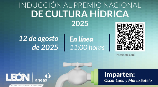Inducción al Premio Nacional de Cultura Hídrica (Aneas)