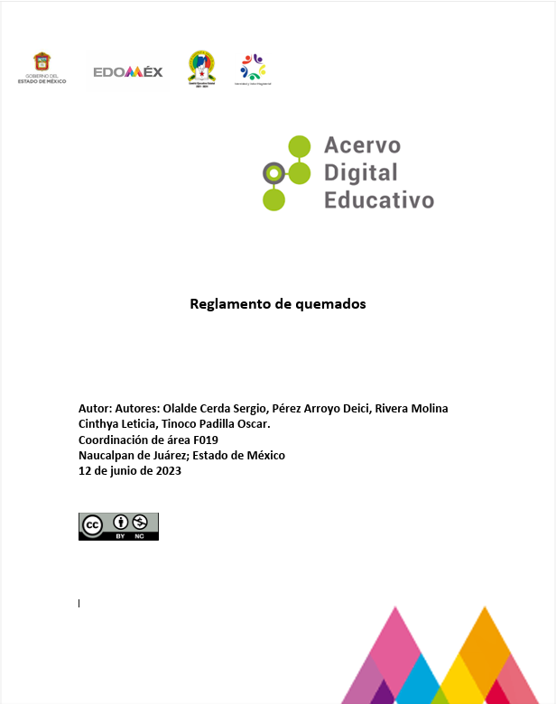 Reglamento de quemados (Acervo Digital Educativo)