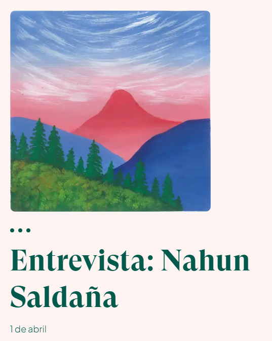 Entrevista: Nahun Saldaña (Earth.fm)