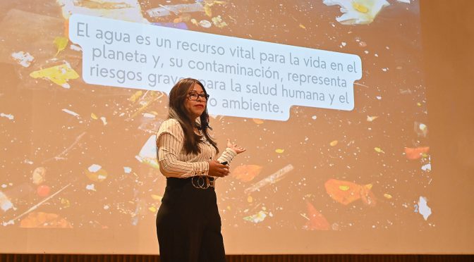México – Ofrece la Dra. Jeannete Ramírez ponencia sobre el tratamiento de aguas por contaminantes emergentes. (Gobierno de México)