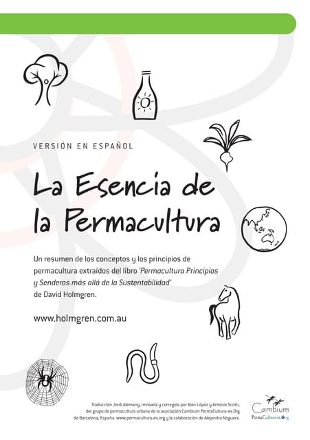 La Esencia de la Permacultura (Permaculture Principles)