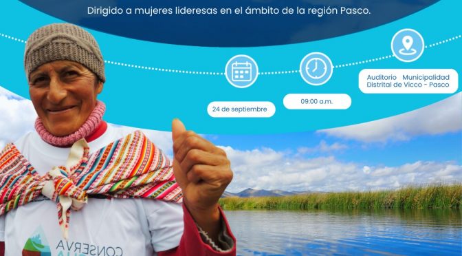 Taller: Participación de la Mujer en la Gestión del Agua en Cabecera de Cuencas. (Mantaro)