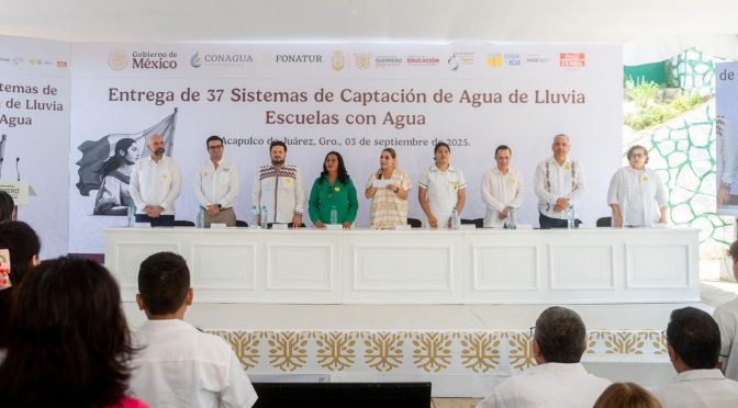 Guerrero – Escuelas de Guerrero podrán captar agua de lluvia (En Concreto)