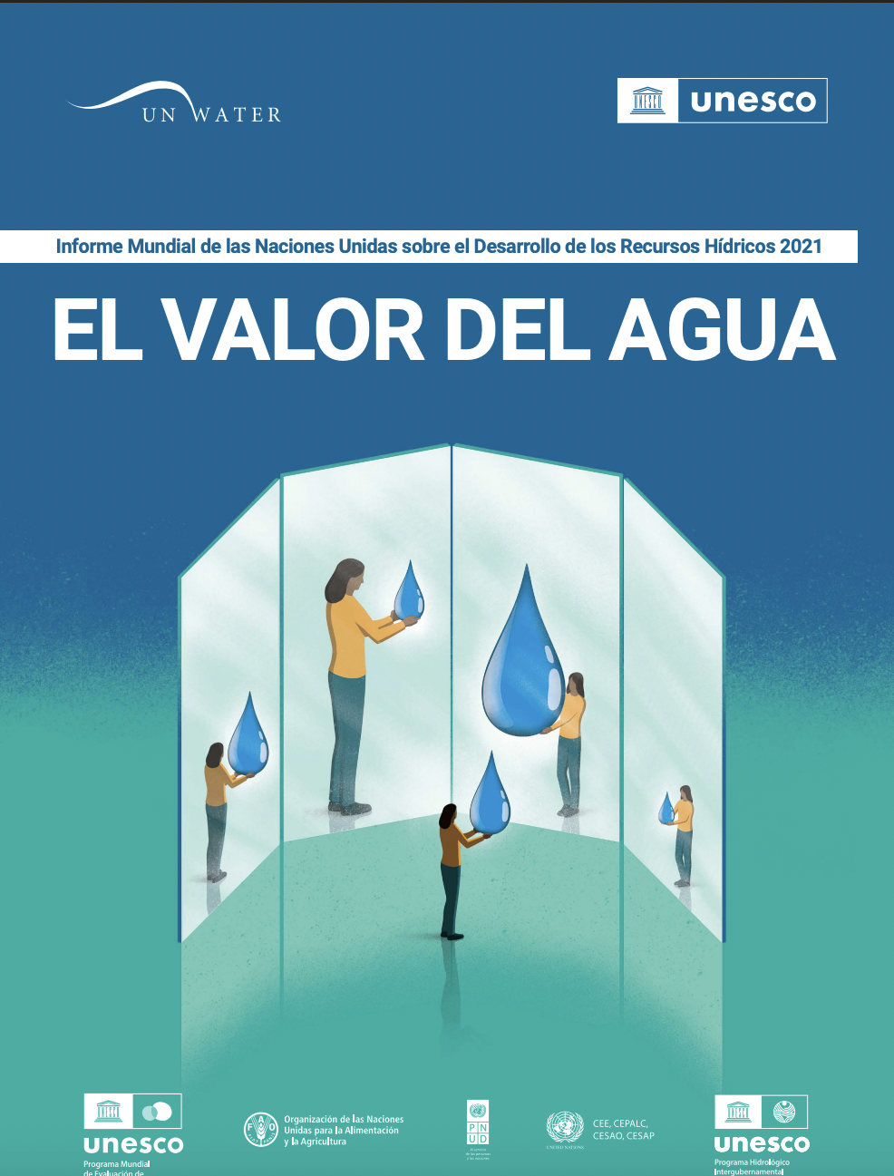 Informe mundial del agua de las naciones unidas:  EL VALOR DEL AGUA ( UNESCO)
