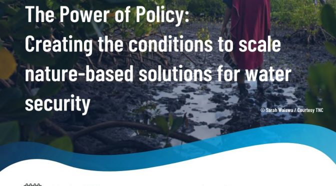 Webinar: The Power of Policy for Water Security. ( Red Agua Ecuador)