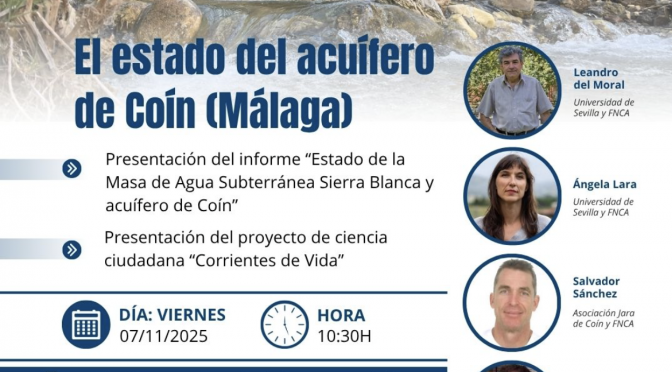 El estado del acuífero de Coín (Fundación Nueva Cultura del Agua)