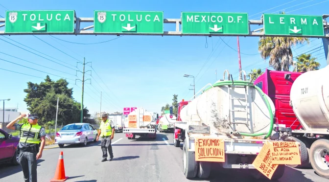 Estado de México – Fijarían límites para que pipas extraigan agua en el Edomex. (El Economista)