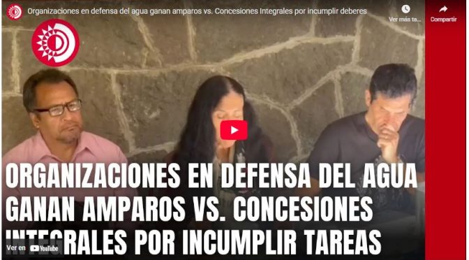 Puebla – Organizaciones en defensa del agua ganan todos los amparos contra Concesiones Integrales por incumplir el saneamiento hídrico (La Jornada del Oriente)