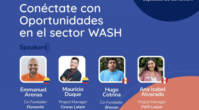 Conéctate con Oportunidades en el sector WASH (Young Water Solutions)