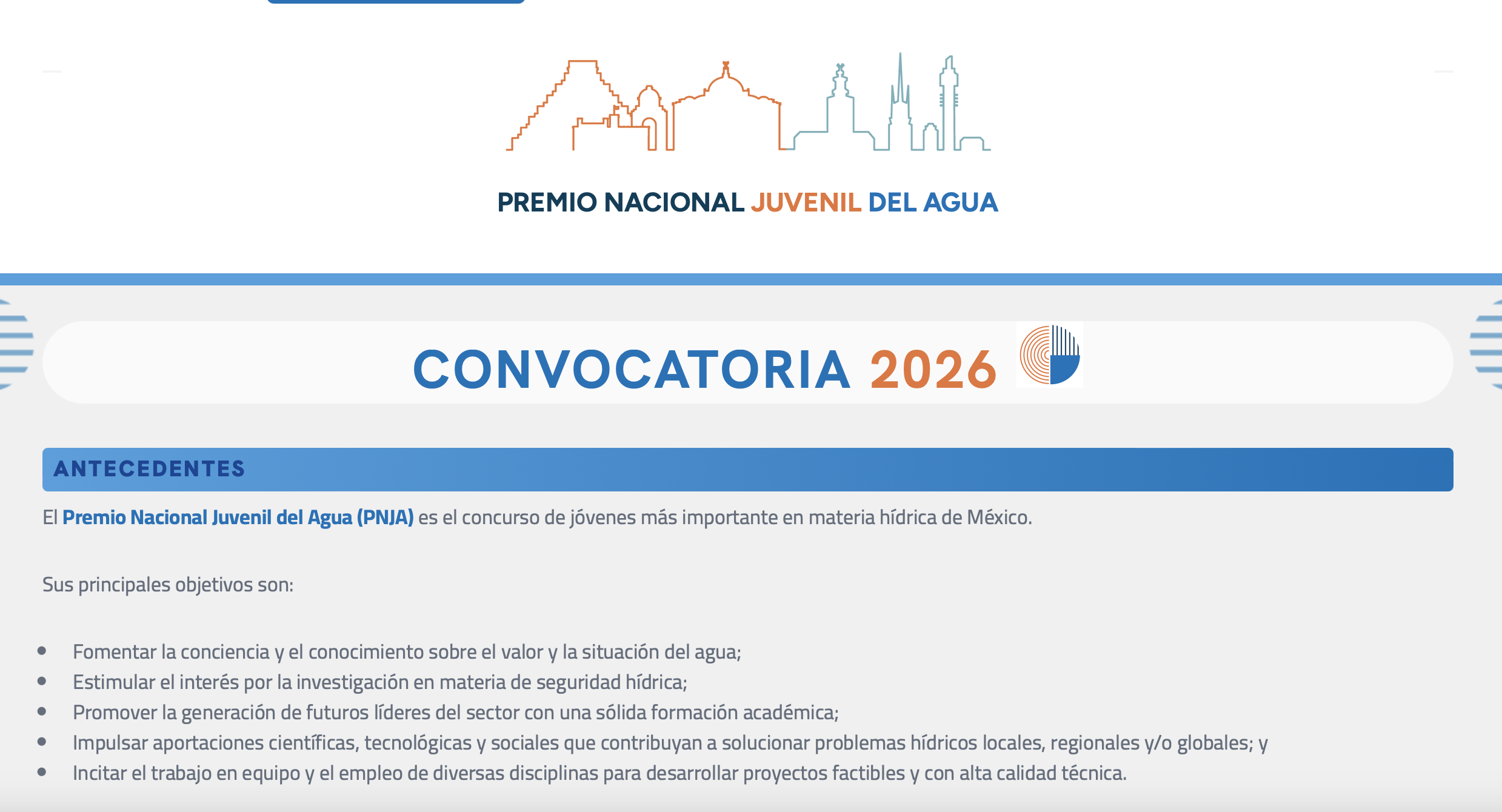 Premio Nacional Juvenil del Agua (CERSHI)