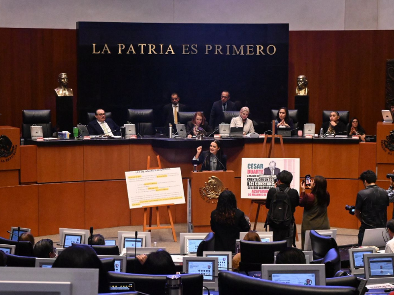 México-Senado aprueba en lo general y en lo particular la nueva Ley General de Aguas (IMER Noticias)