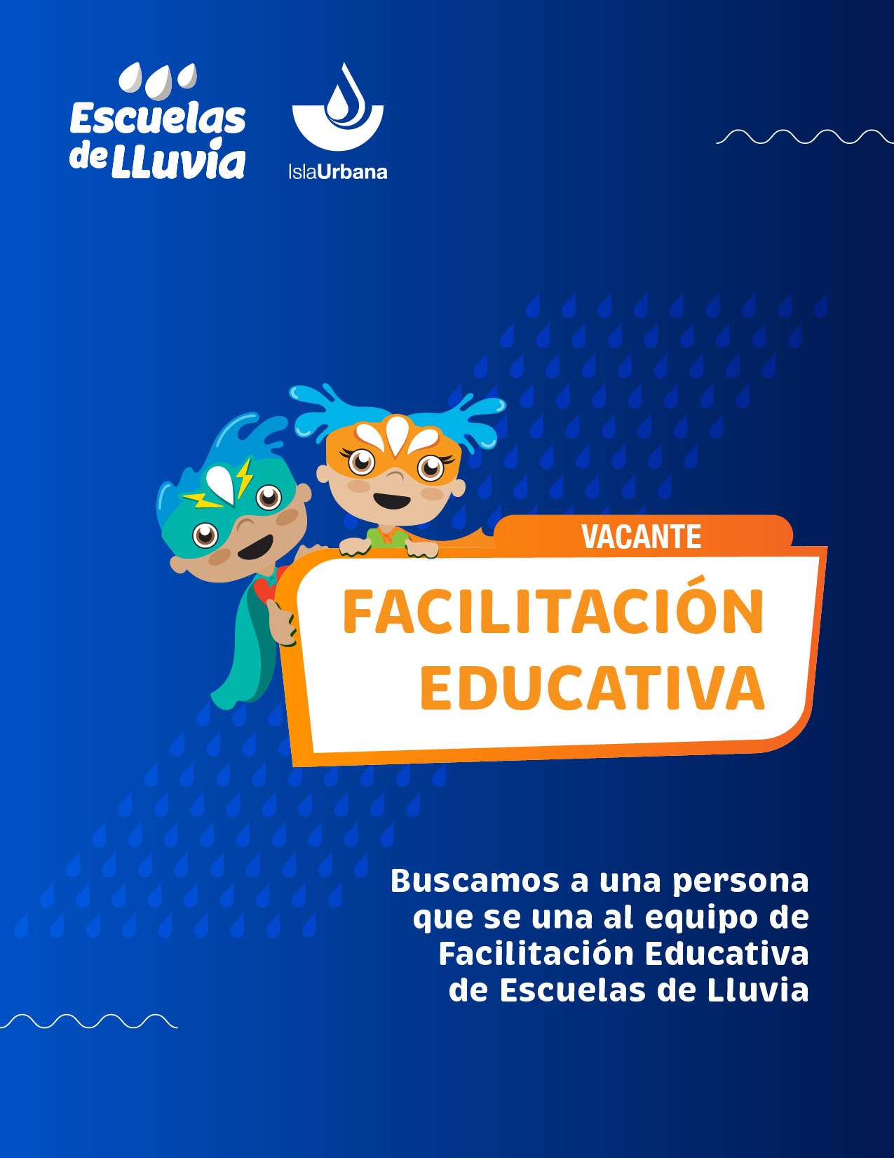 Vacante – Facilitación Educativa en Escuelas de Agua (Isla Urbana)