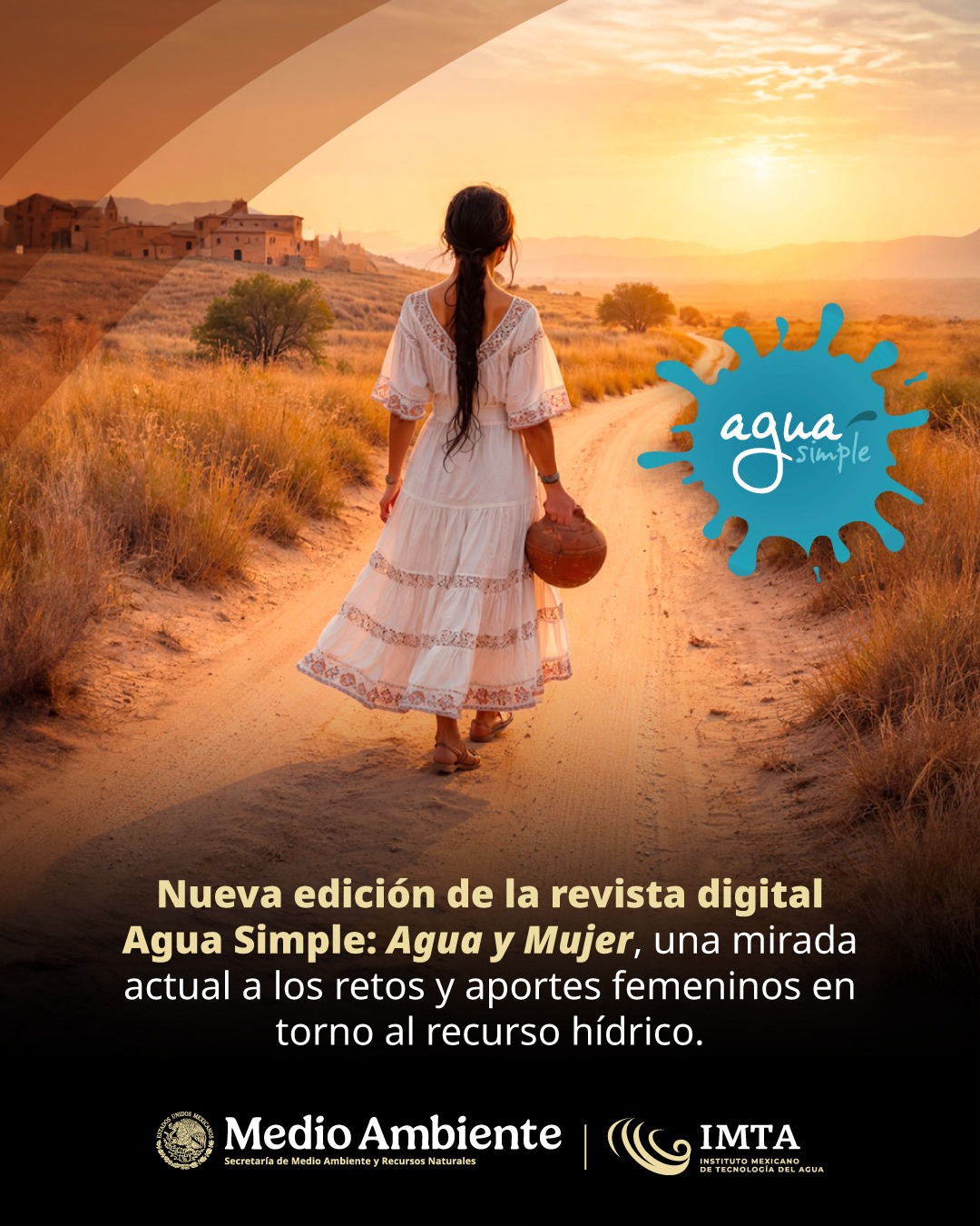 Agua Simple: Agua y Mujer.