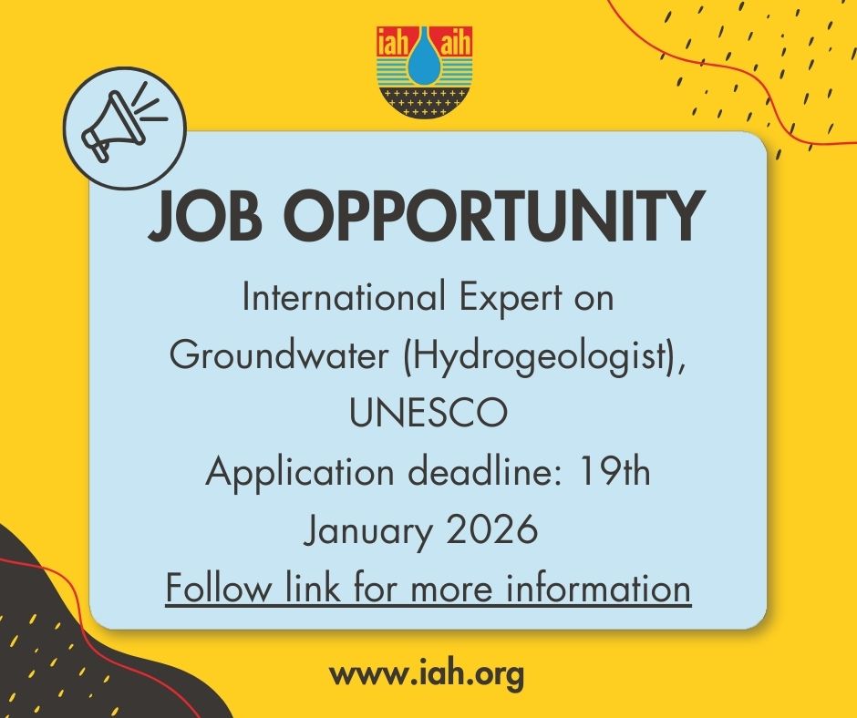 Vacante-Experto internacional en aguas subterráneas (Hidrogeólogo) (UNESCO)