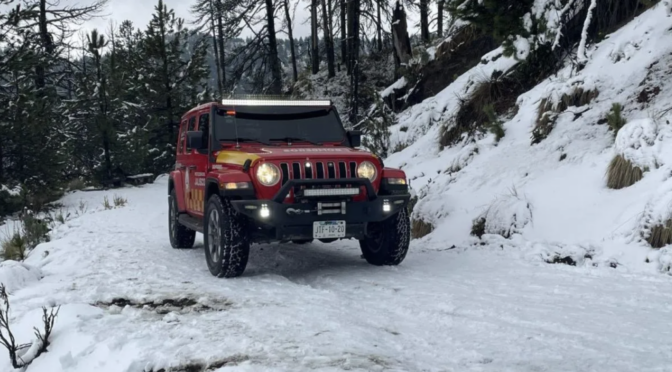 Colima-Nieve en el Nevado de Colima: una bendición hídrica; garantiza agua para Ciudad Guzmán y otras comunidades de Jalisco (Telediario)