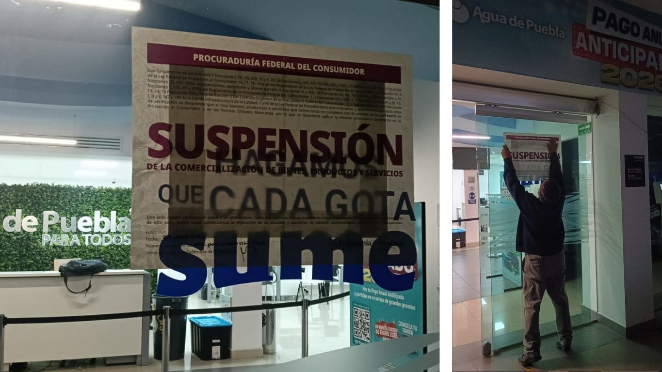 Puebla-Profeco suspende a Agua de Puebla por ocultar tarifas y usar publicidad engañosa ( La Jornada de Oriente)
