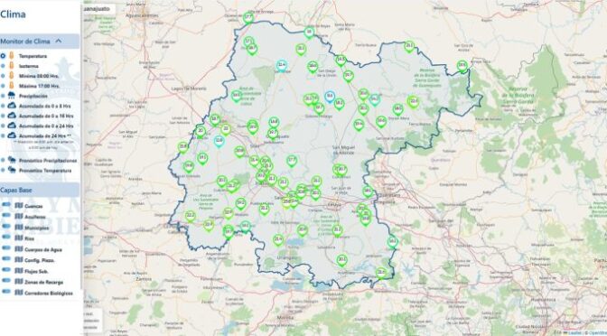 Guanajuato – Gobierno de la Gente a la vanguardia en sistemas de información hídrico-ambientales (Gobierno de Guanajuato)