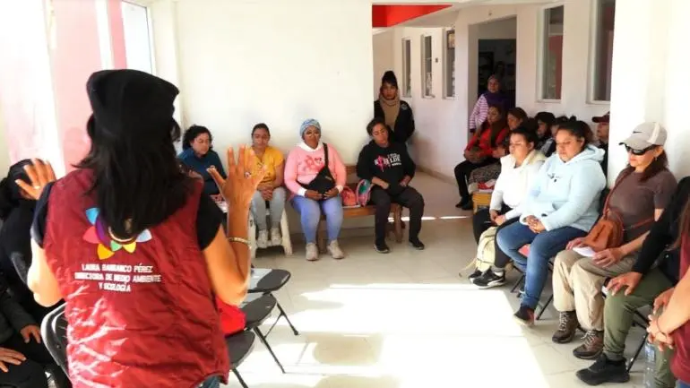 México – Capacitan a mujeres para instalar Sistemas de aguas pluviales (DDMX)