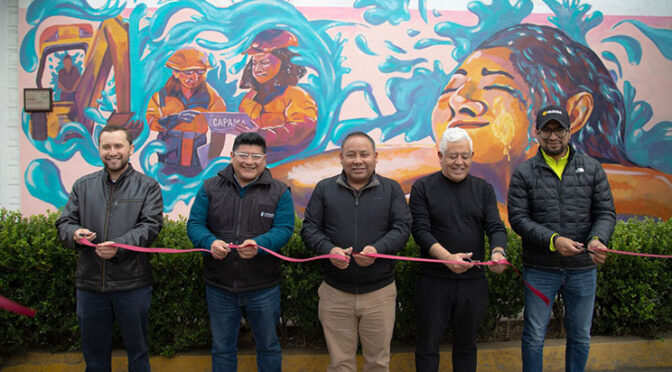 Tlaxcala – Inaugura Javier Rivera Bonilla los ‘Murales por el agua’ en distintos puntos de Apizaco (Gentlx)