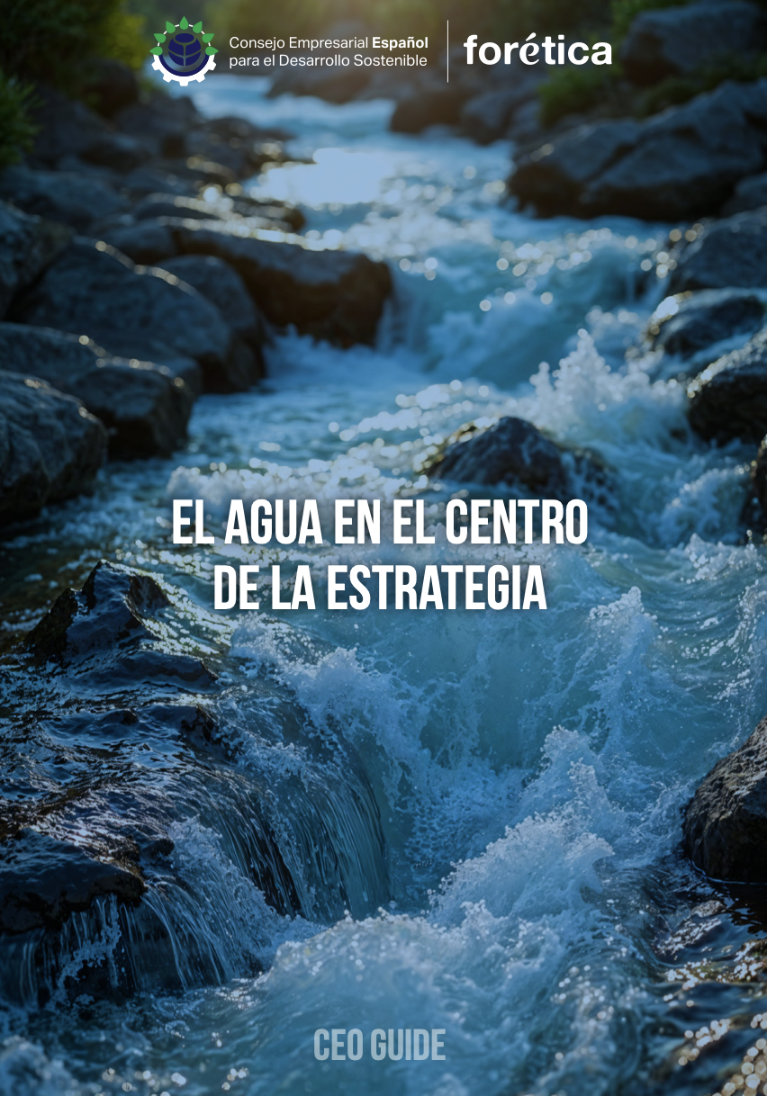 El Agua en el Centro de la Estrategia (Consejo Empresarial Español para el Desarrollo Sostenible)