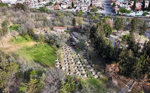 Puebla-Árboles del bosque urbano generarán agua, oxígeno y albergarán vida (Gobierno de Puebla)