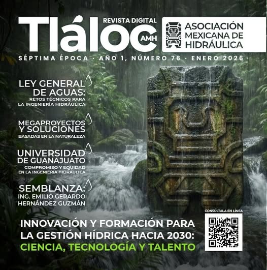 Revista – Tláloc AMH. Séptima época, año 1, número 76 (Asociación Mexicana de Hidráulica)