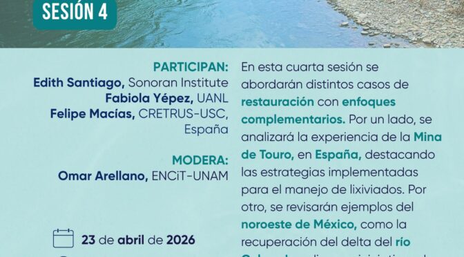 Seminario: Restauración ecohidrológica de ríos (SUSMAI, ENCiT)