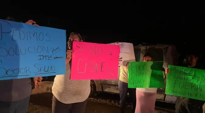 México-Bloquean Transpeninsular por falta de agua y omisiones del IMSS-Bienestar (La Jornada)