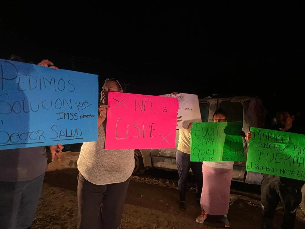 México-Bloquean Transpeninsular por falta de agua y omisiones del IMSS-Bienestar (La Jornada)