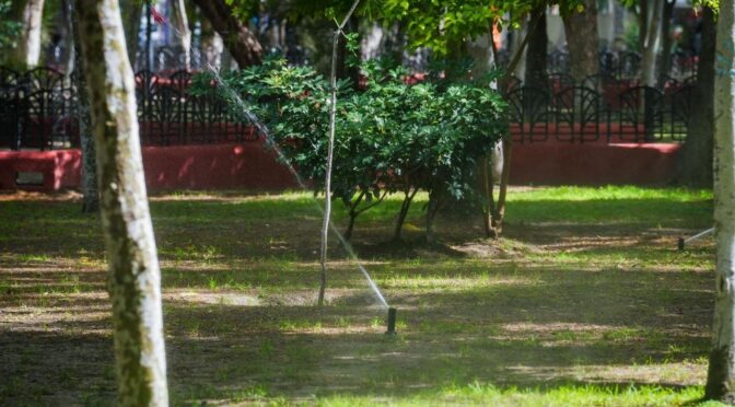 Celaya-Jumapa amplía uso de agua tratada en riego de espacios públicos (Zona Franca)