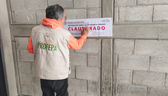 Estado de México-Profepa clausura descargas ilegales de aguas residuales en Calimaya, Estado de México (Gobierno de México)