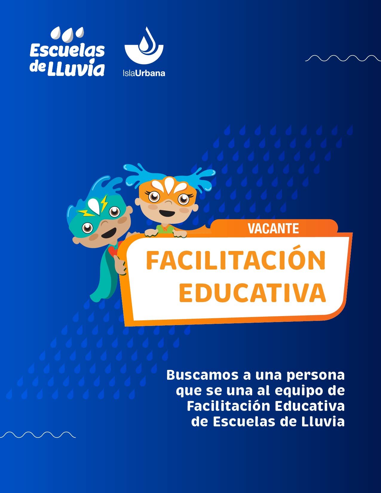 Vacante: Facilitador educativo (Isla Urbana)
