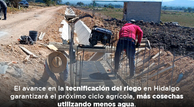México-Tecnificación del riego en el Valle del Mezquital para optimizar el uso del agua (Conagua)