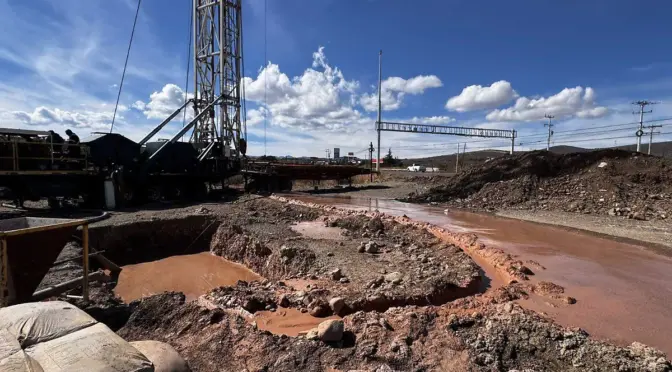 México–Explora Junta de Agua en Parral acuífero a 500 metros para asegurar suministro a 12 mil casas (El Sol de Parral)